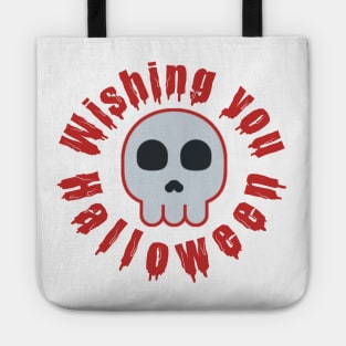 Halloweentee ghost wishes Tote