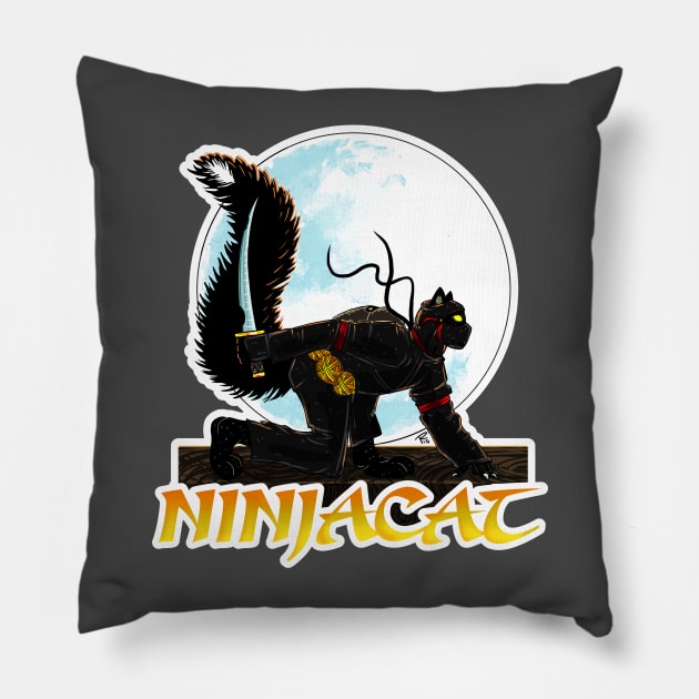 Ninjacat Pillow by R10Creator