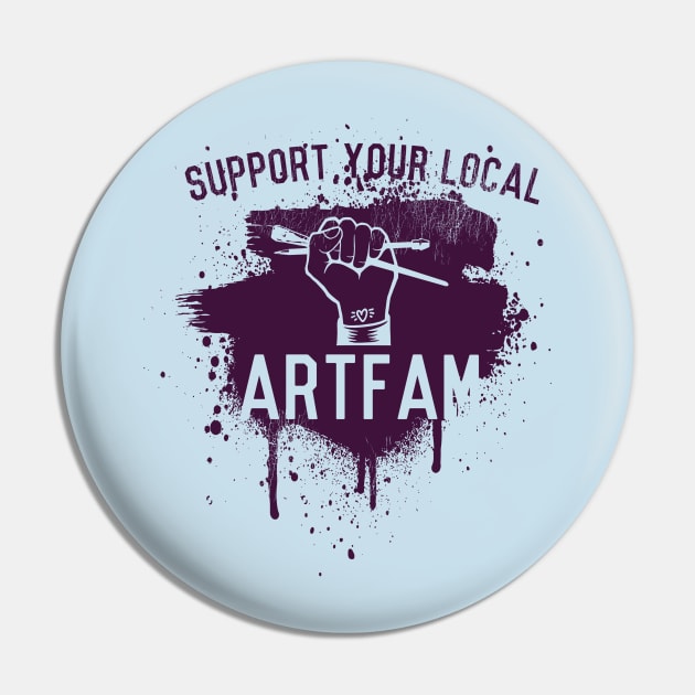 ARTFAM 2014 - Artists' Union (alt) Pin by todd_stahl_art