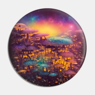 Hallucinogen Psychedelic Mushrooms Pin