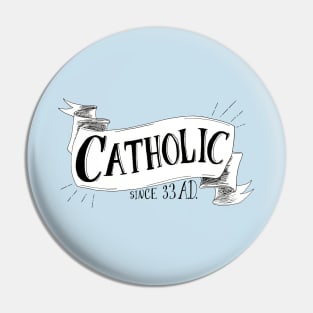 Catholicism logo Pin