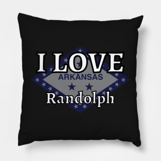 I LOVE Randolph | Arkensas County Pillow