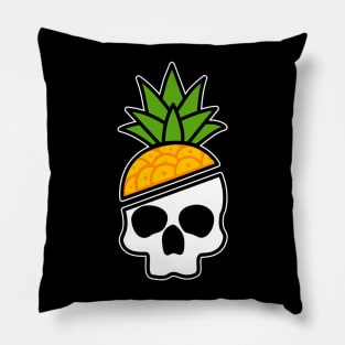 Pineapple Skull Pillow