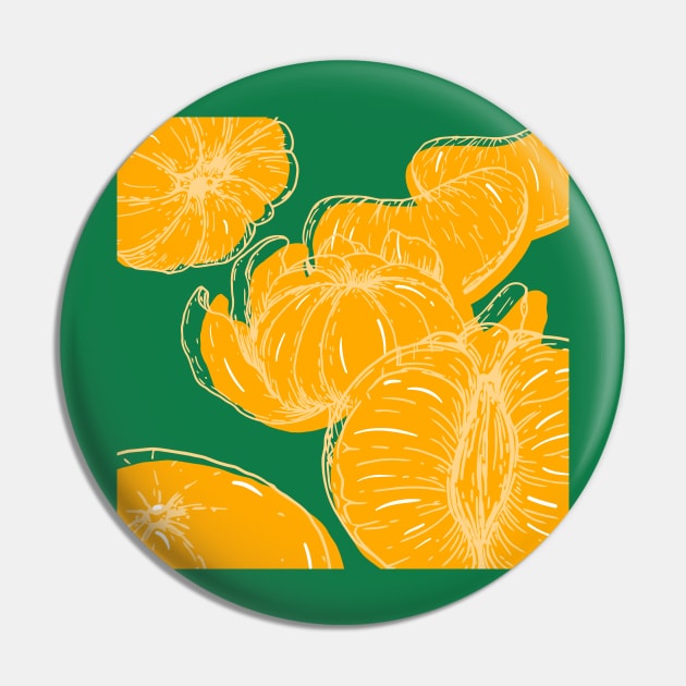 Fifty Shapes of Mandarin Pin by ZUCCACIYECIBO