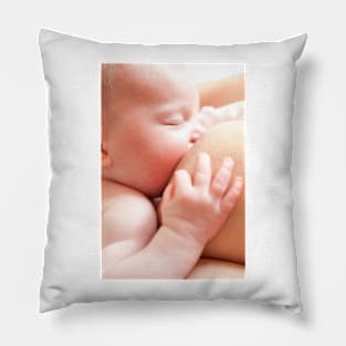 Newborn baby breastfeeding (F003/9201) Pillow