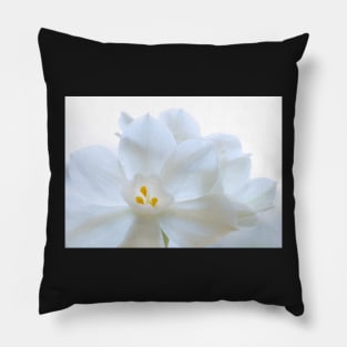 White Blooms Pillow