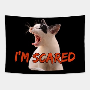 I'm scared kitty Tapestry