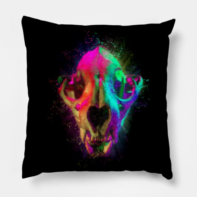 Vivid Demise Pillow by Jarrodjvandenberg