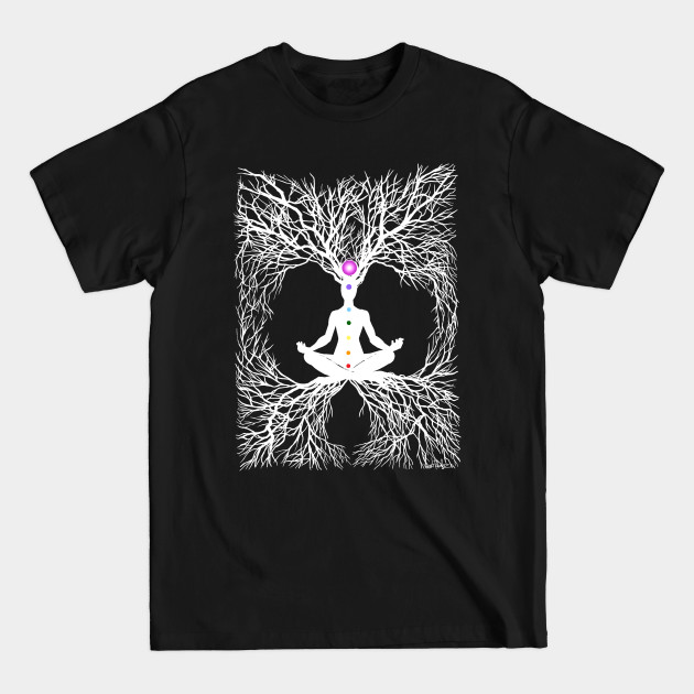 Disover Tree of Life - Chakras - T-Shirt