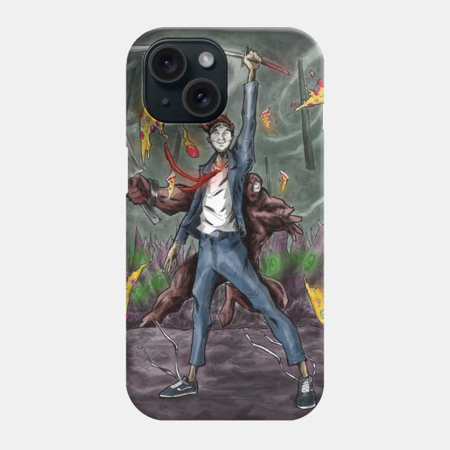 Fact Pizza Warrior on Vans Phone Case by BRed_BT