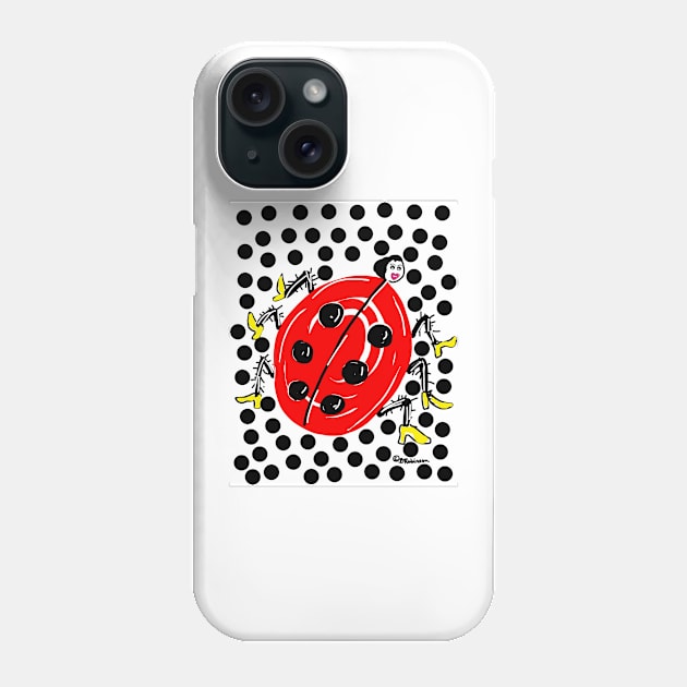 Ladybug in heels Phone Case by BRobinson