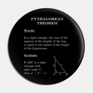 Pythagorean Theorem 2 Pin