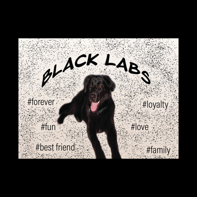 Black labs lovers by PandLCreations