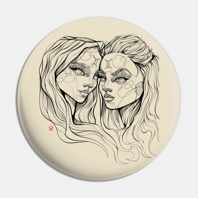 Geminis Pin by mxndesigner