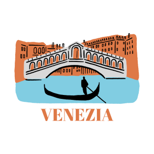 Venice and gondola draw T-Shirt