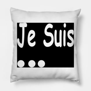 Je Suis Charlie Pillow