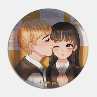 Aesthetic anime girl and boy Pin