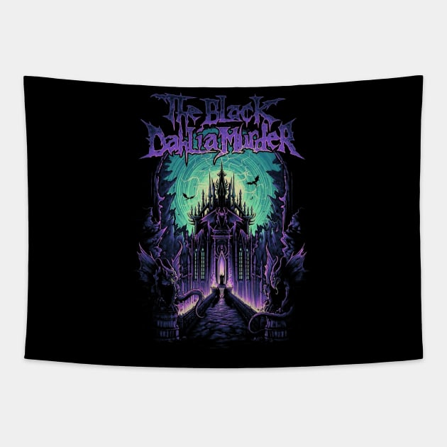 Black Dahlia Deathcore Band Tapestry by j.adevelyn