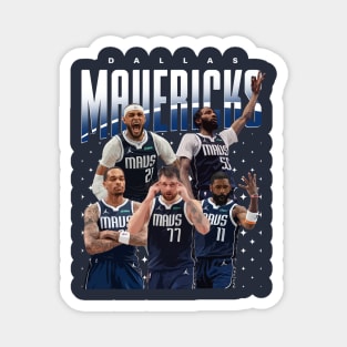 Dallas Mavericks Starting Five Magnet