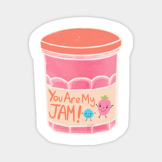 You are my jam! Magnet by avadoodle