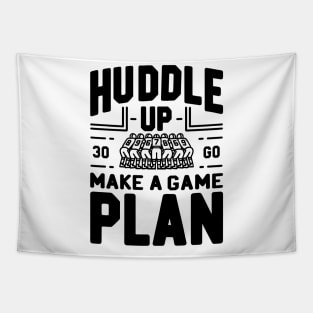 Huddle Up Make a Plan Tapestry