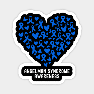 I Wear Blue Angelman Syndrome Awareness Magnet