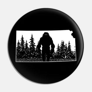 Kansas Bigfoot Pin