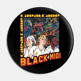 black midi 90s black Pin