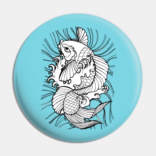 COLOR YOUR OWN TEE Koi Fish Pin