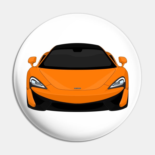 MCLAREN 570S ORANGE Pin by VENZ0LIC