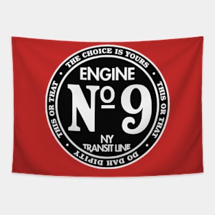 Engine Engine #9 on the New York Transit Line Tapestry