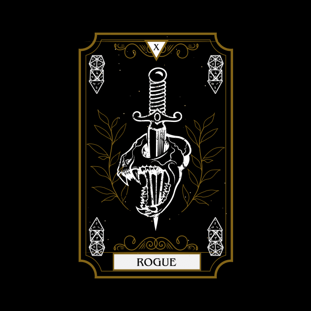 Rogue Dnd Tarot Card for Dungeons and Dragons by JaeSlaysDragons