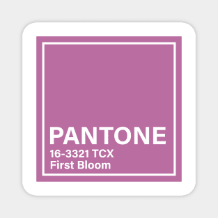 pantone 16-3321 TCX First Bloom Magnet