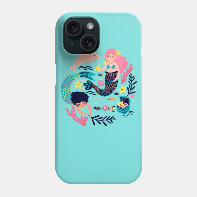 Mermaids Phone Case by Mjdaluz