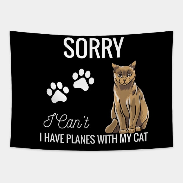 Sorry I can't I have plans with my Cat Tapestry by Hunter_c4 "Click here to uncover more designs"