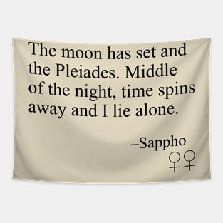 Sappho Poem (Pleiades) Tapestry