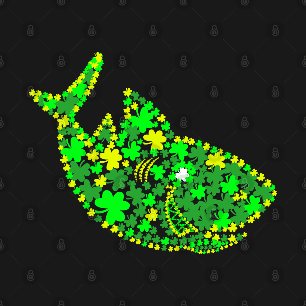 Shark  Lucky Shamrock Clover St Patricks Day by MetAliStor ⭐⭐⭐⭐⭐