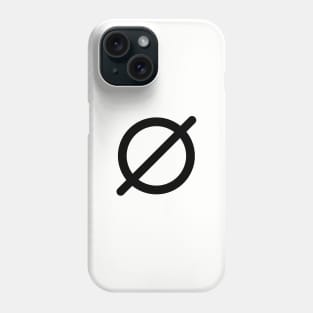 Empty Set Symbol Phone Case