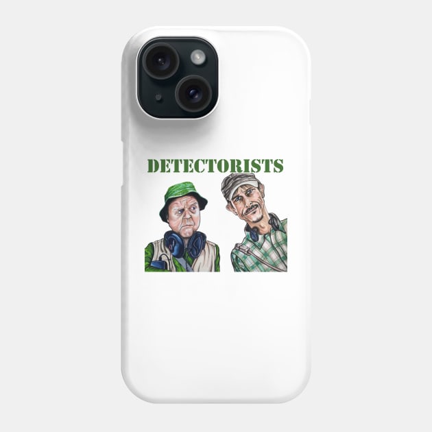 My Illustration of Metal Detectorists Lance and Andy Phone Case by smadge