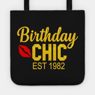 Birthday chic Est 1982 Tote