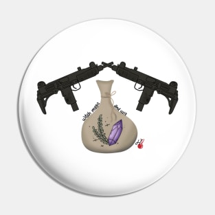 Uzi's and Witch Magic Pin