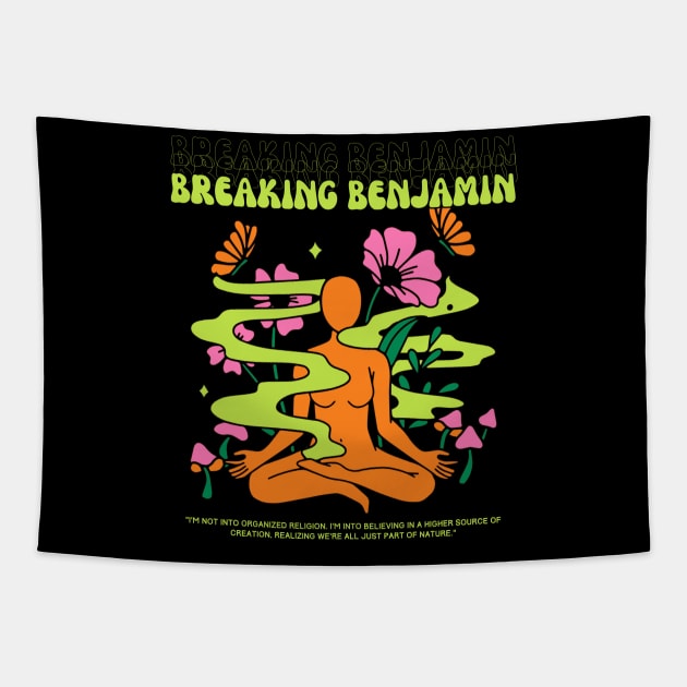 Breaking Benjamin // Yoga Tapestry by Mamamiyah