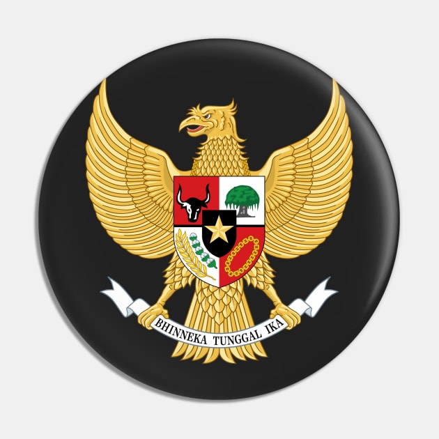 National emblem of Indonesia Garuda Pancasila Pin by Flags of the World