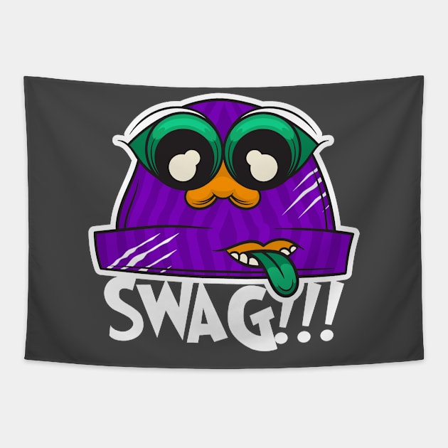 Swag Beanie Tapestry by dominatic