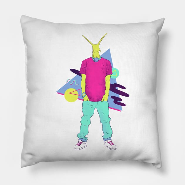 slug lyf Pillow by strangethingsa