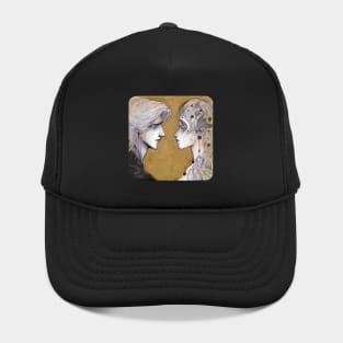Vase: Merlin and Lady of the Lake Hat