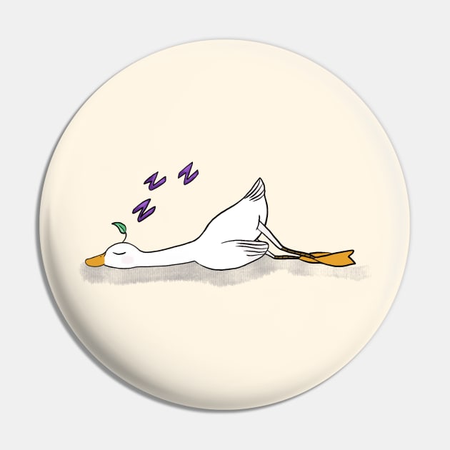 Pass out Doo Doo duck Pin by LaartStudio