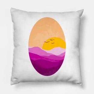 Purple Sunset Pillow