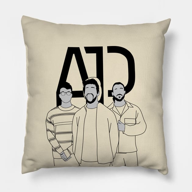 AJR Minimalist Pillow by mirailecs