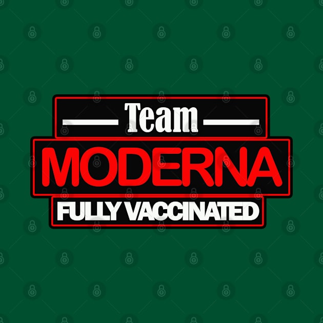 Moderna fully vaccinated design by Redroomedia